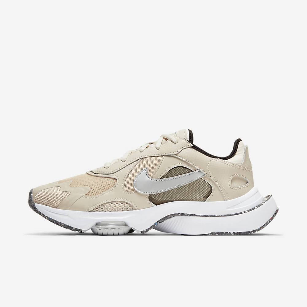 Sneakers Nike Air Zoom Division Beige 6290-145 Oatmeal/Pale Ivory/Black/Metallic Platinum Femme | NYF-45588880